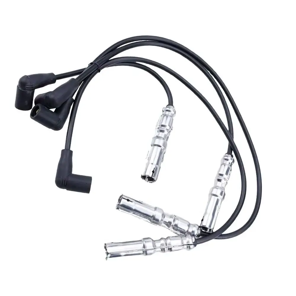 Ignition Wire Set For Audi 100 A3 A6 VW Bora Golf Beetle Jetta Caddy Sagitar FAW Bestune B50 Spark Plug Cable Kit Accessories