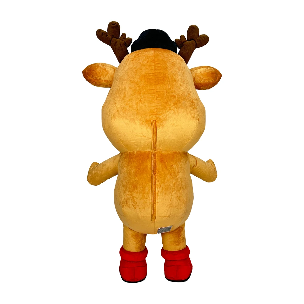 SAYGO Christmas Deer Inflatable Plush Costume Adult Character Mascot Halloween Character Cosplay Party Performance Costume view 4