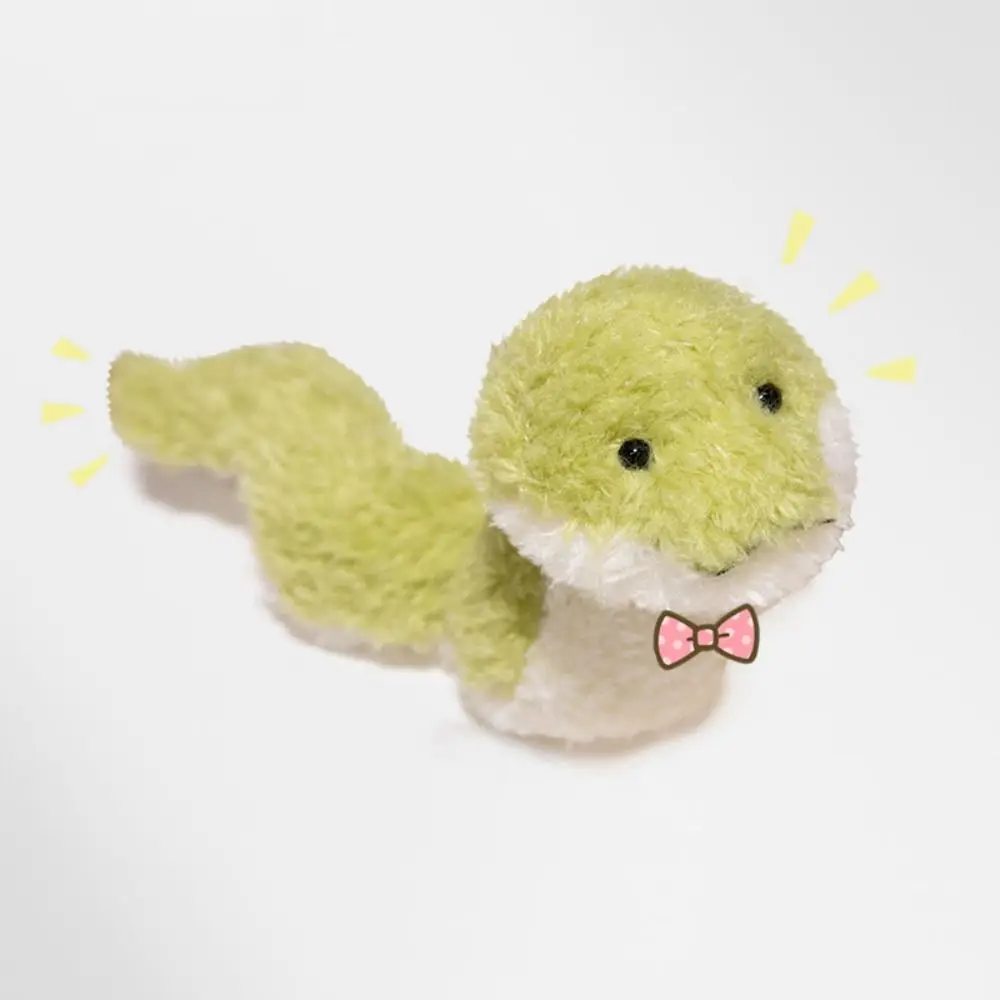 Cartoon Green Snake Plush Toy Kawaii Snake Zodiac Year Animal Plush Pillow Creativity 25/43cm Cute Snake Plush Doll