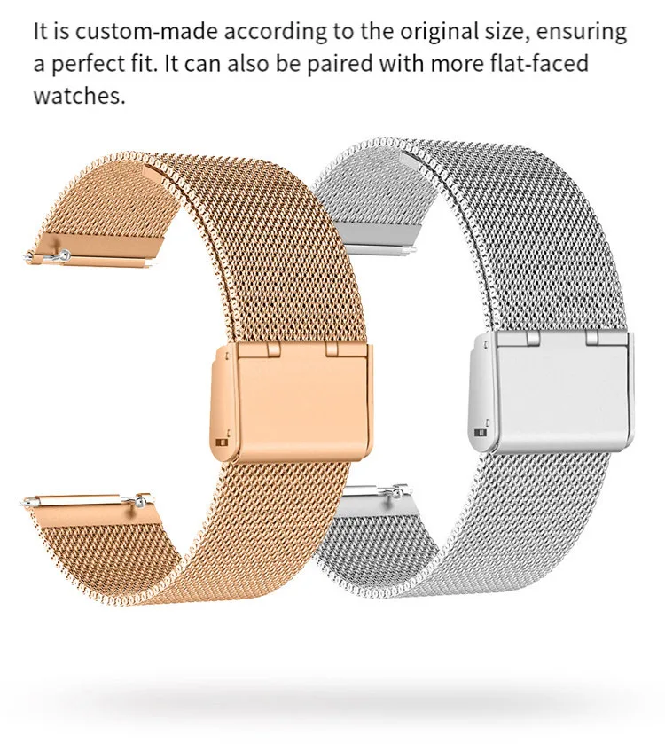 Quick Fit Stainless Steel Watch Bracelets Multi-style Milanese Mesh 3-Link Metal Strap For CIGA Design Z X U J MY P C Mechanical