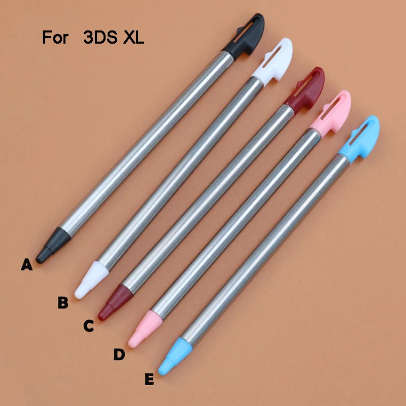 

YuXi 2PCS For NDSL NEW 3DS XL LL Metal Pen Telescopic Pen Handwriting Pen Touch Screen Pen Touch Pen Resistance Pen