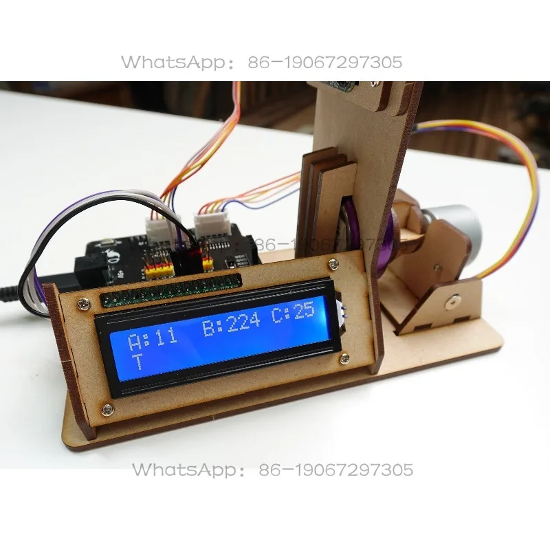DIY Automatic Unlocking Robot Less Children Programming Technology Competition Production