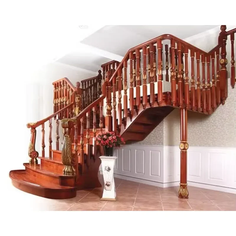 Solid Red Oak Wood Stair Steps Treads Stair Nose Stair Elbow Bends Staircase Riser Stringer Skirting