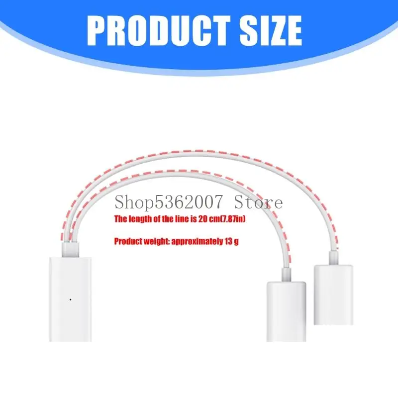 Cable carga gafas Línea cable portátil portátil Adsorción carga adsorción 40JB