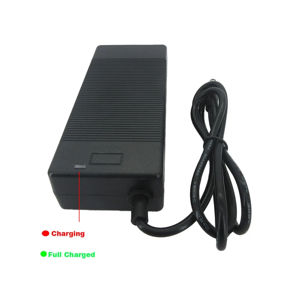 24V 3A Charger 29.4V 3A Lithium 7S 24 V Li-ion 15AH 20AH 18650 Battery Charger DC Connector