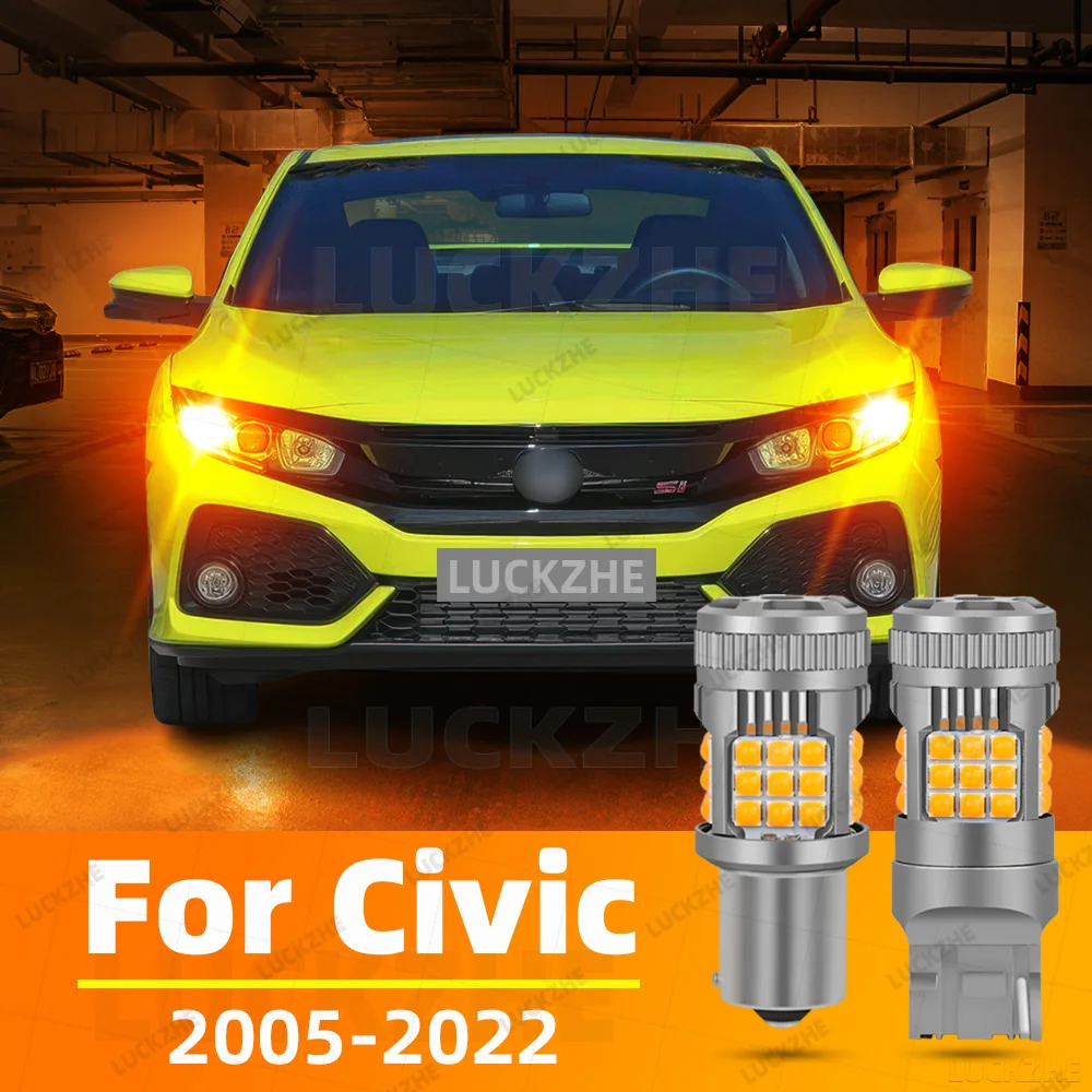 

Turn Signal LED Lights For Honda Civic 8th 9th 10th Gen 1/2/3 2005-2022 2013 2014 2015 2016 2017 2018 2019 Turning Signal Lamp