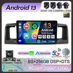 Android 13 Carplay Auto Car Radio For Toyota Corolla E120 E 120 BYD F3 2007 2008 2009-2011 Multimedia Video Player GPS Stereo