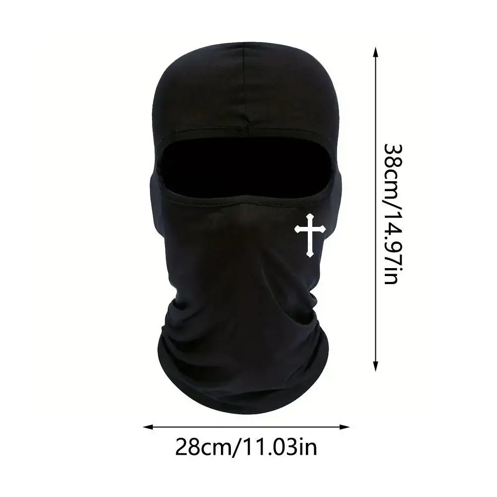 قناع وجه من الصوف البوليستر الحراري بالاكلافا، قناع شتوي مقاوم للرياح ودافئ للحماية من الأشعة فوق البنفسجية للدراجات النارية على الجليد وركوب الخيل