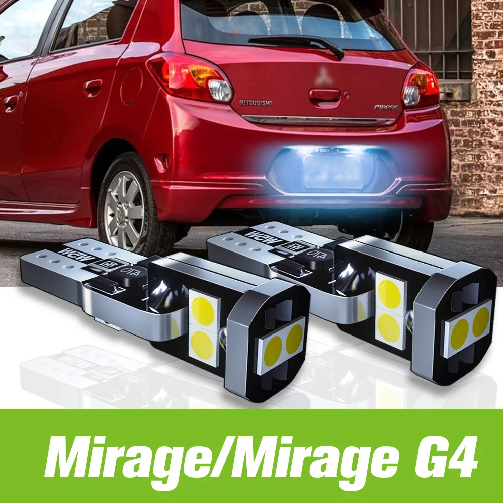 

2pcs For Mitsubishi Mirage G4 LED License Plate Light 2012 2013 2014 2017 2018 Accessories