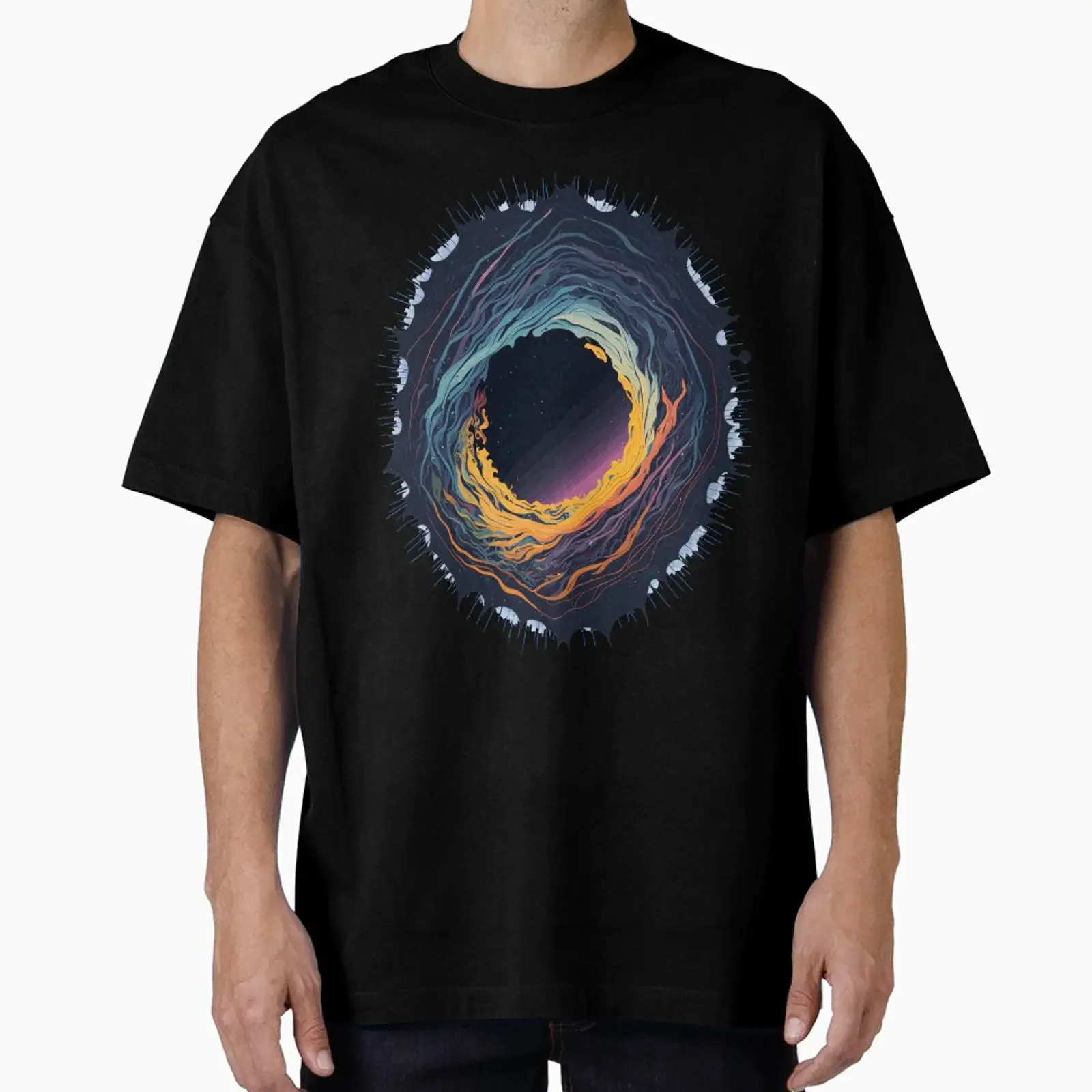 Cosmic Gateway Enter the Great Unknown designed and sold by TheGreatExpanse vintage Washed designer clothes Unisex Breathable