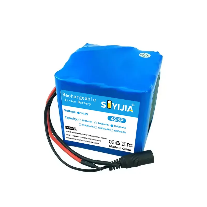 4S3P 14.8V 10Ah BMS Lithium Battery Is Widely Used in Scooters, Tricycles and Other Automobiles. 4S3P 12V 10Ah BMS