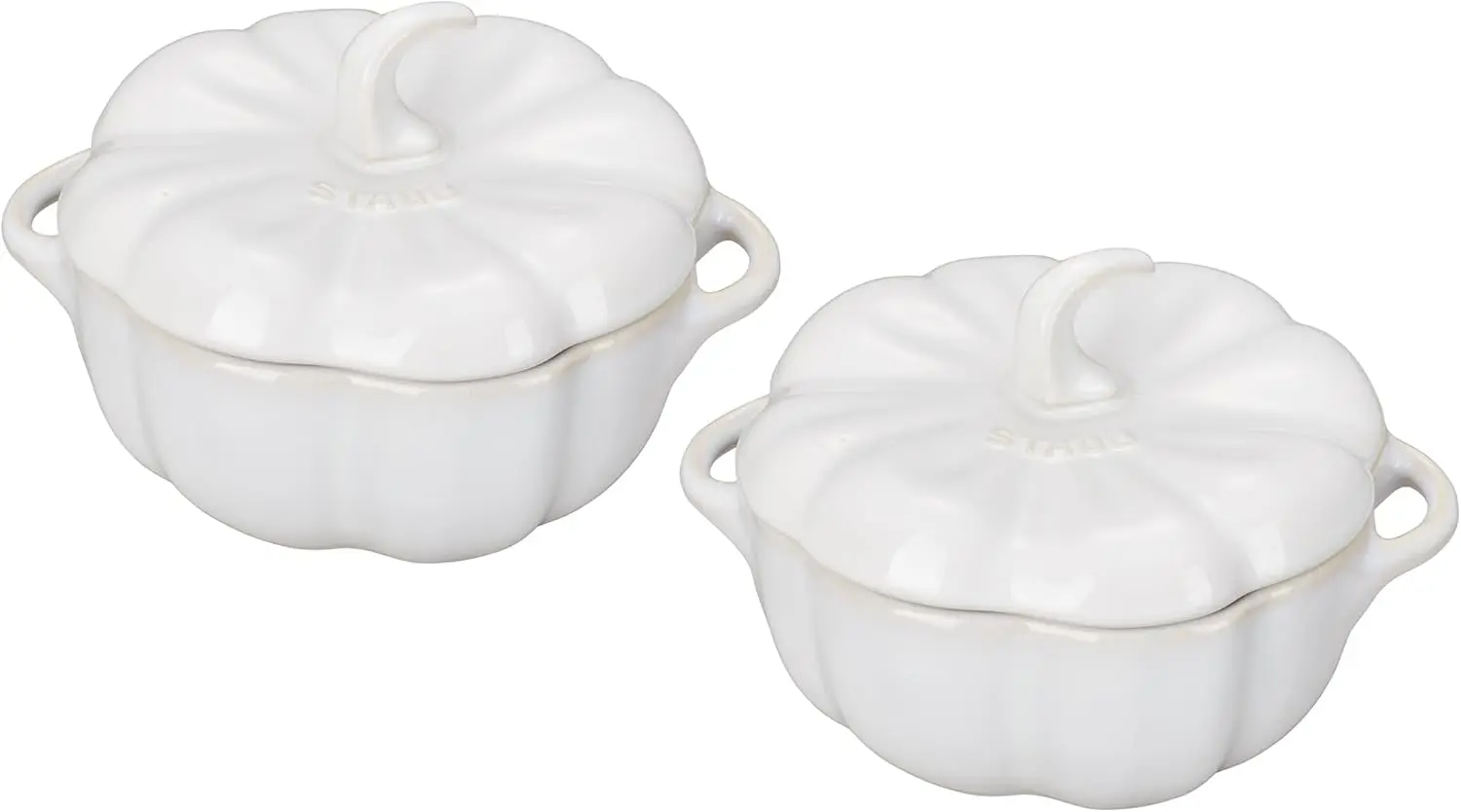 

Керамический набор Petite Pumpkin Cocotte, 2 предмета, 0,75 л/ч/24 унции, рустикальная слоновая кость