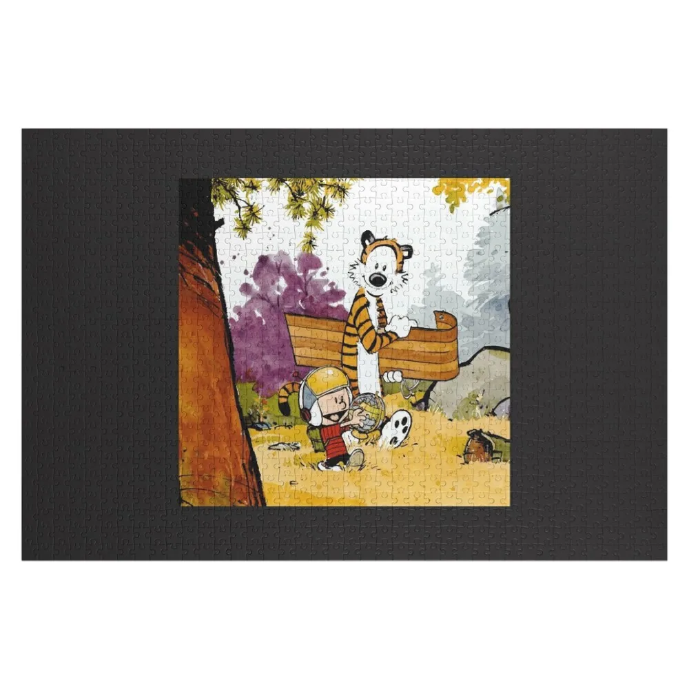 

calvin and hobbes Jigsaw Puzzle Wooden Decor Paintings Wood Adults Puzzle