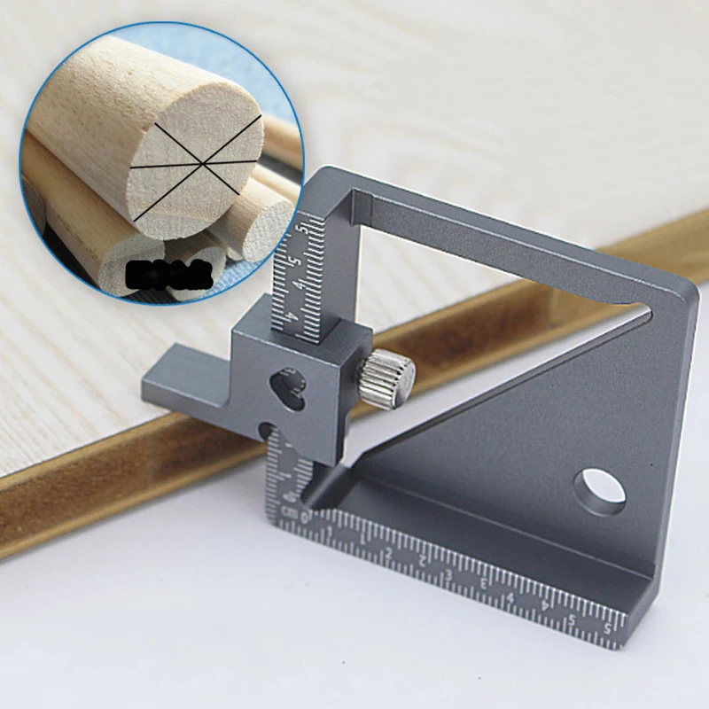 1Pc Table Saw Gauge Height Gauge & Center Scriber, Depth Gauge with Metric Scale Setting Gauge for Router, Drill Press