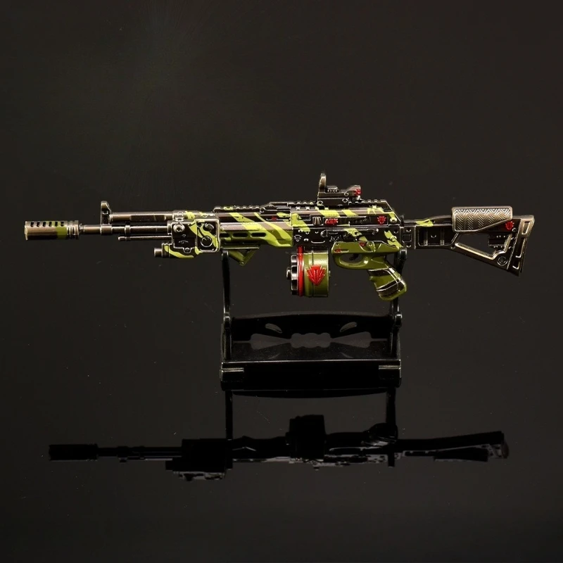 新しい 18 センチメートルアリーナブレイクアウトゲーム周辺アーム AKE 金属モデル武器と小道具デスクトップ飾る装飾品誕生日プレゼントのおもちゃ