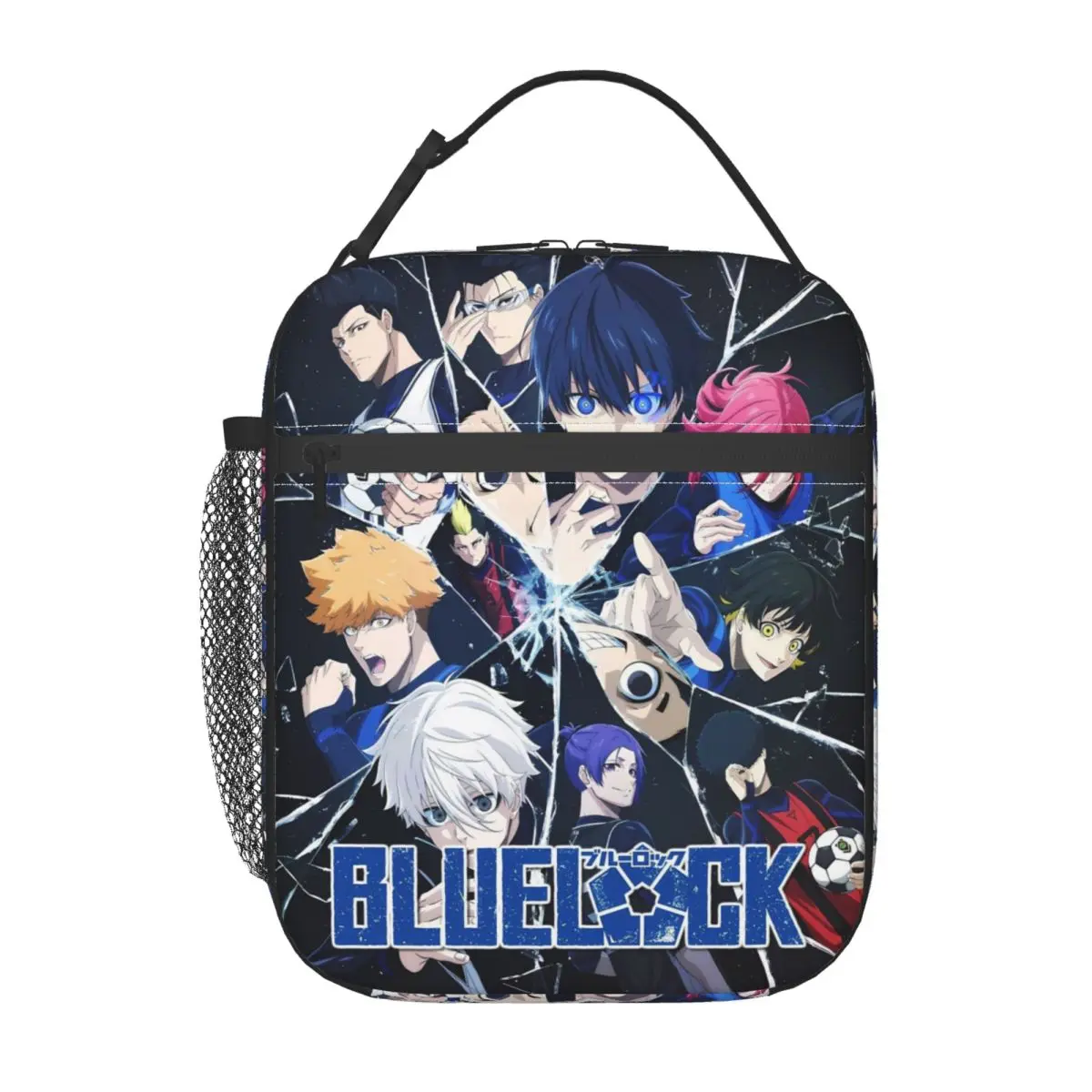 Anime Blue Locks Insulated Lunch Bag for Women Kids Leakproof Food Boxes Thermal Lunch Box Tote - view 6