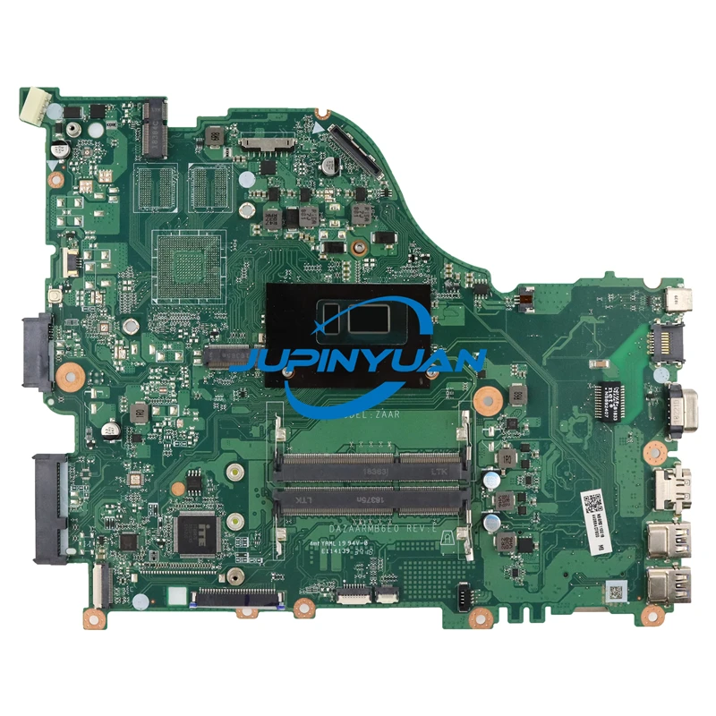 

DAZAARMB6E0 For Acer Aspire E5-576 E5-576G Laptop Motherboard With I3-8130U ZAAR NB.GRX11.001 Fully Tested