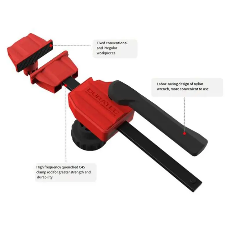 Wood Working Clamps Sets Horizontal Ergonomic Clamp Sets Efficient Wood Working Clamps Woodworking Bar Clamps 20Mm