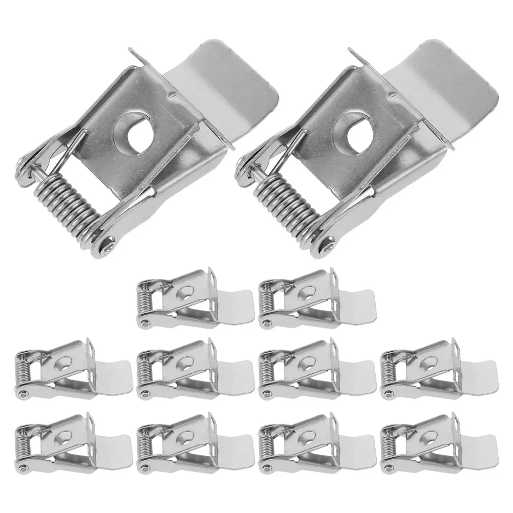 

12pcs Spotlight Spring Buckle Downlight Retaining Clamp Bracket Fixed Clamps High Hardness Surface Recessed Installation Panel