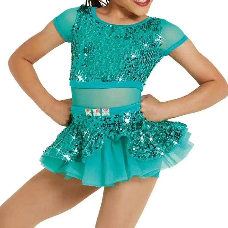 New dance costume professional jazz dance dress performance dress Lodysuit Latin dress