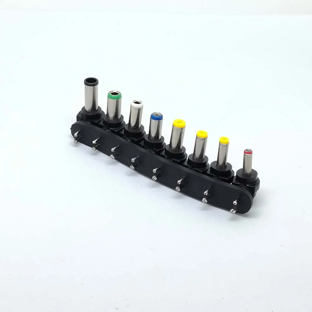 8Pcs Universal 2Pin Plug Charger Tip AC/DC Power Adapter for Notebook Laptop
