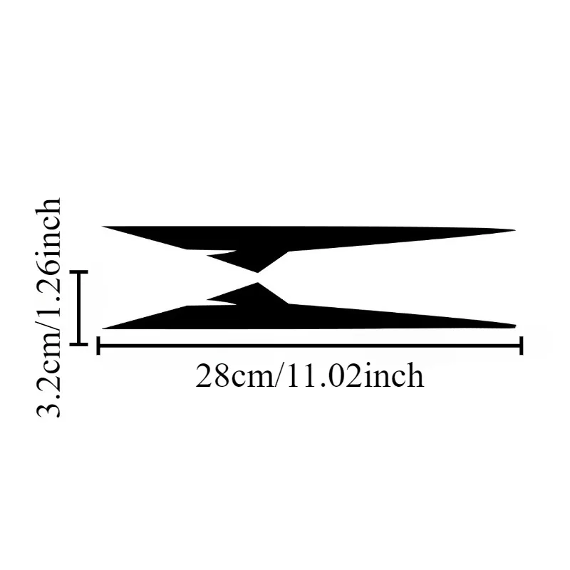 Geometric Pattern Motorcycle Sticker Waterproof UV Resistant Durable Vinyl Decal for Windshield Side Panel Helmet