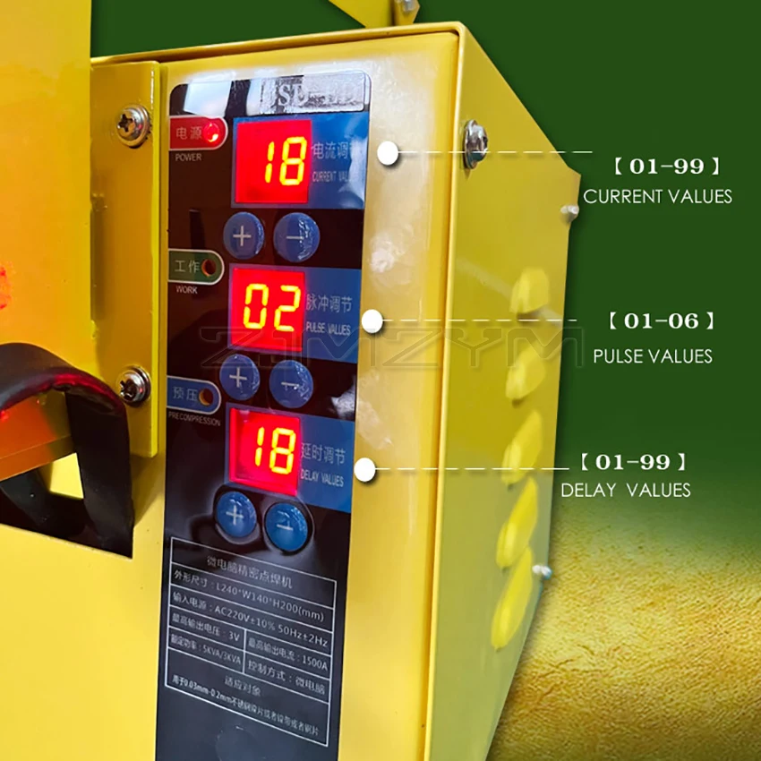 Imagem -02 - Potência 18650 Bateria de Lítio Precisão Soldadores Ponto Máquina de Solda de Pedal Automática Nova Atualização 3kw 5kw Alta