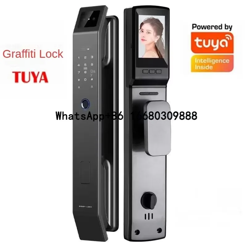 

Security Electronic 3D Face Recognition Digital Tuya TUYA lock Inteligentes Wifi Keys Fingerprint Door Smart Locks