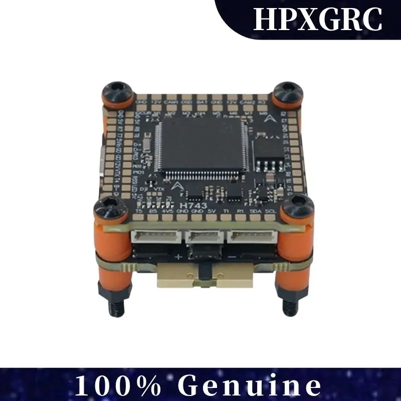 

HPXGRC H743 Flight Controller ICM42688P With 60A/70A/80A 4in1 Brushless ESC Stack 30.5x30.5mm for For FPV Freestyle Racing Drone