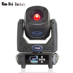 LED Spot 100W Moving Head Light With 8-Face Prism For DJ Stage Party Bar Lighting High Quality