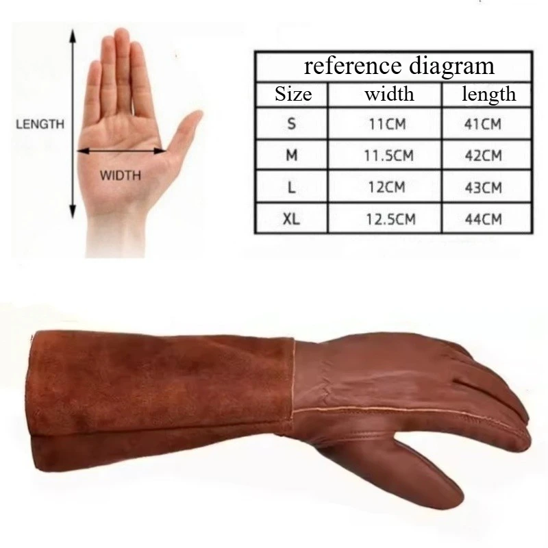 Gardening Gloves Horticulturist Long Sleeve Wear-resisting Safety Working Gloves Non-slip Protective Work Gloves for Pruning