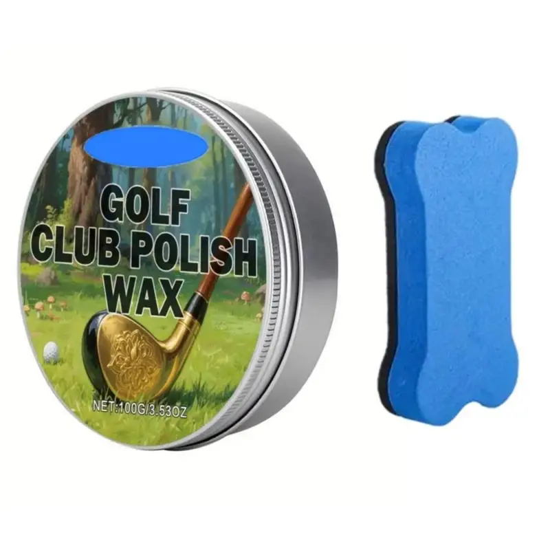 Premium Golf Club Polish Waxes Effectively Removes Oxidation Restores For Irons And Metal Equipment With Cleaning Tool