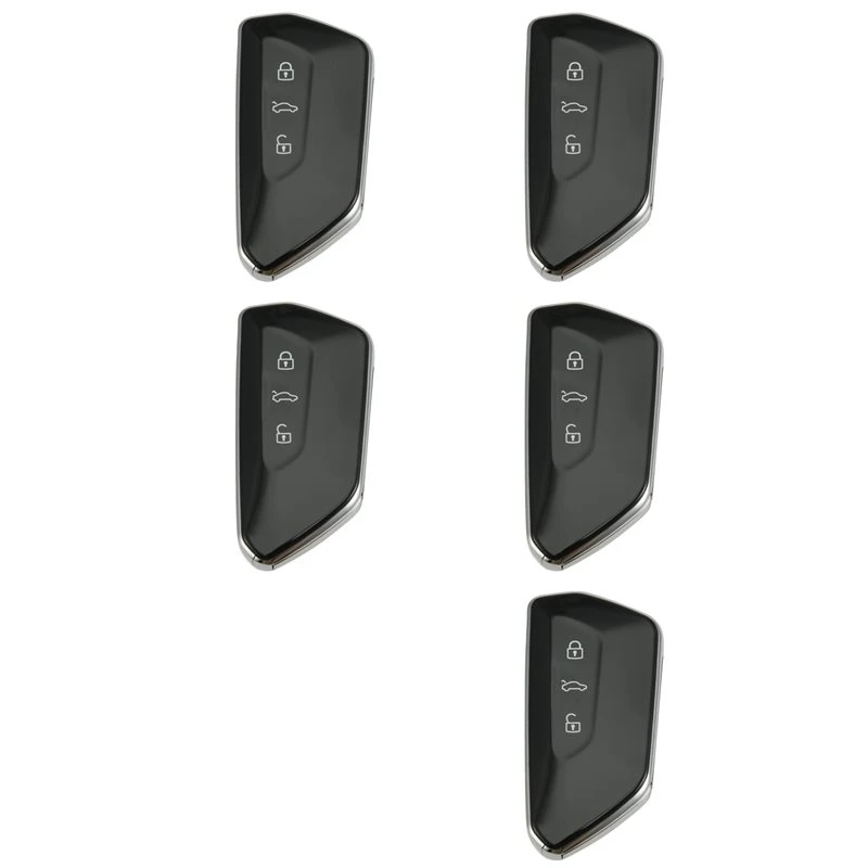 ac29-5X Car 3 Buttons Remote Control Key Shell Smart Key Card Case KDZA25 Remote Control Key Casing For VW Golf 8