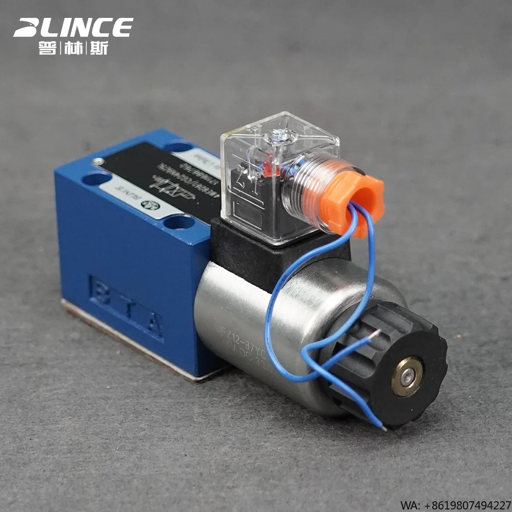 Hydraulic Solenoid Valve DC 24v 12v 3 Way 2 Position Electro Hydraulic Solenoid Directional Control Valve