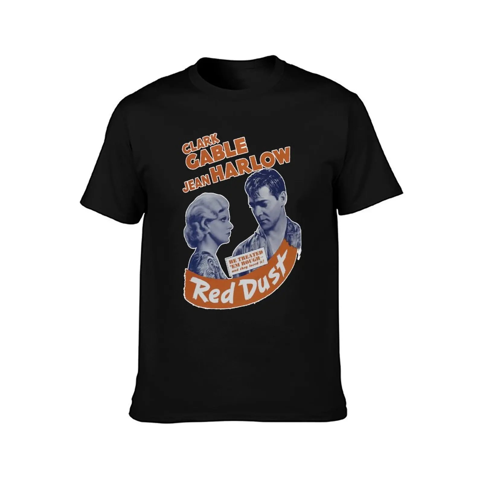 Harlow & Gable in Red Dust T-Shirt, Summer Casual Cotton Tee, Oversized Streetwear Tops, Vintage Graphic Print, Unisex Men Women