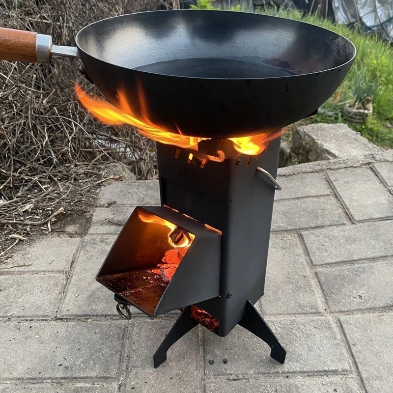Minor portable wood stove strong outdoor camping stove Combustion durability camping equipamiento cooking picnic Camp out