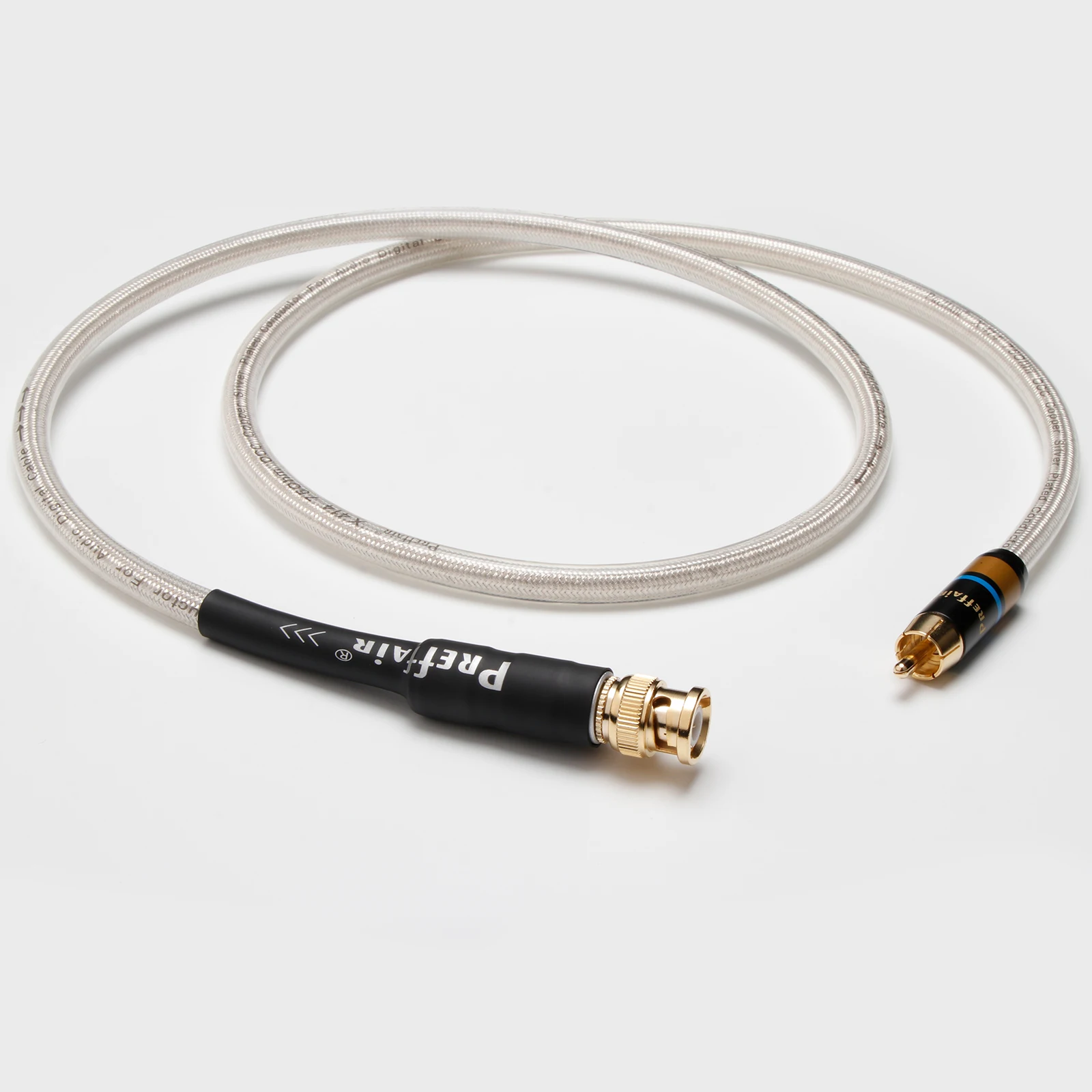 Preffair 75 Ohms Digital Coaxial Cable OCC Copper Silver Plated Conductor SPDIF Cable for TV HiFi Audio DAC  Rear Signal Cable - view 6