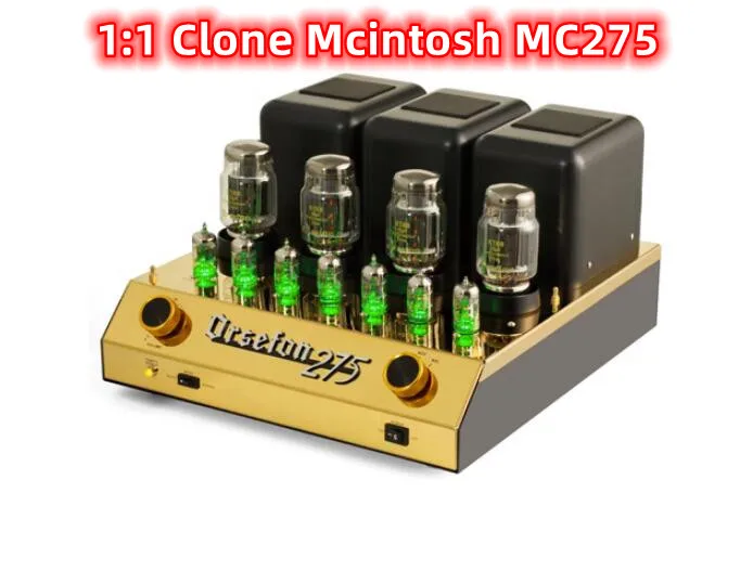 

75W*2 Hot Sell 1:1 Clone/Copy Mcintosh MC275 Classic Hifi Tube Power Amplifier Output Power 75W*2 kt88 Tube Amplifier