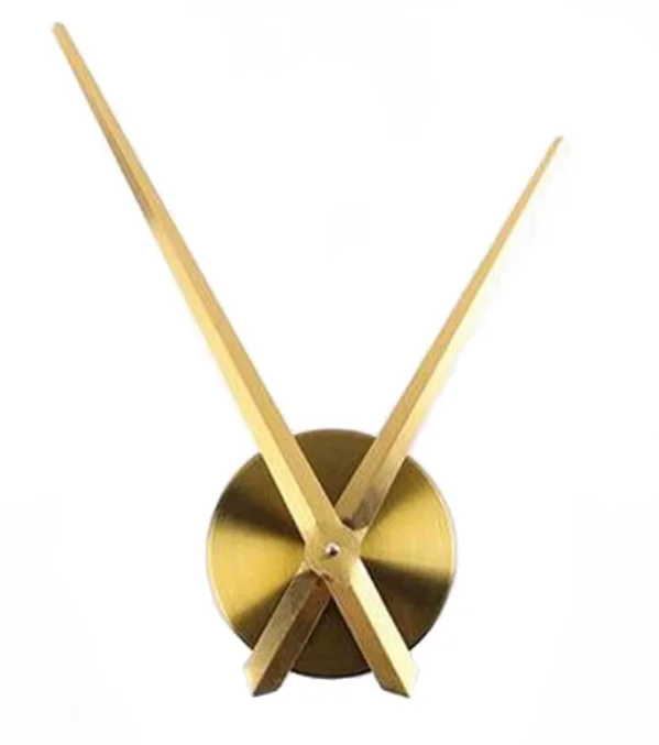 DIY Large Wall Clock Kit 3D Modern Home Decor with Quartz Mechanism Big Size Hour Hands Blank Face Included