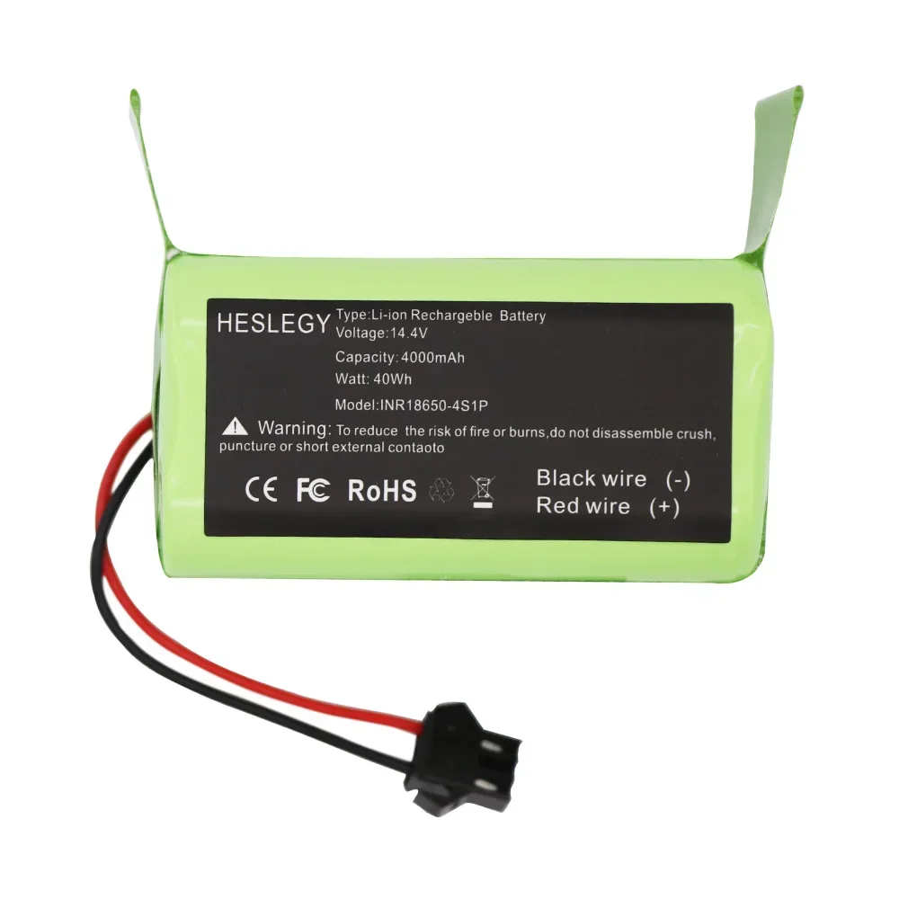 2600mAh 4000mAh 14.4V 4S Battery for Conga Excellence 990 950 1090 1092 1190 1790 1990,for IKOHS NETBOT S14 S15 Vacuum Cleaner