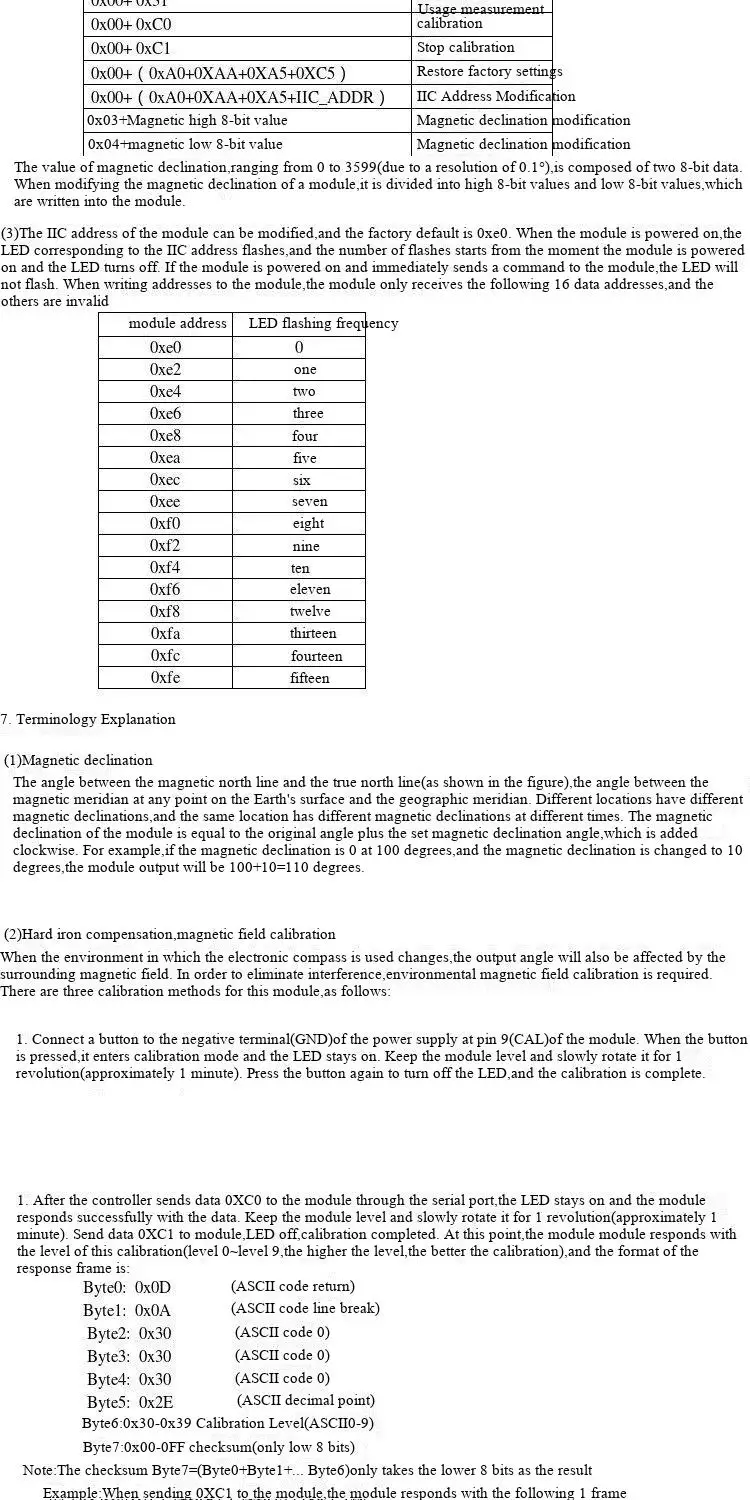 GY-26 Zweiachsiges Elektronisches Kompassmodul TTL-Serieller Anschluss I2C-Schnittstelle – Detail 5