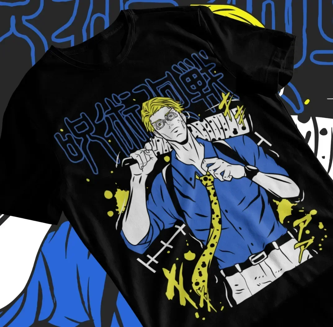 Nanami Kento Anime JJK T-Shirt Jujutsu Kaisen Gojo Satoru Gift Shirt Soft Tee