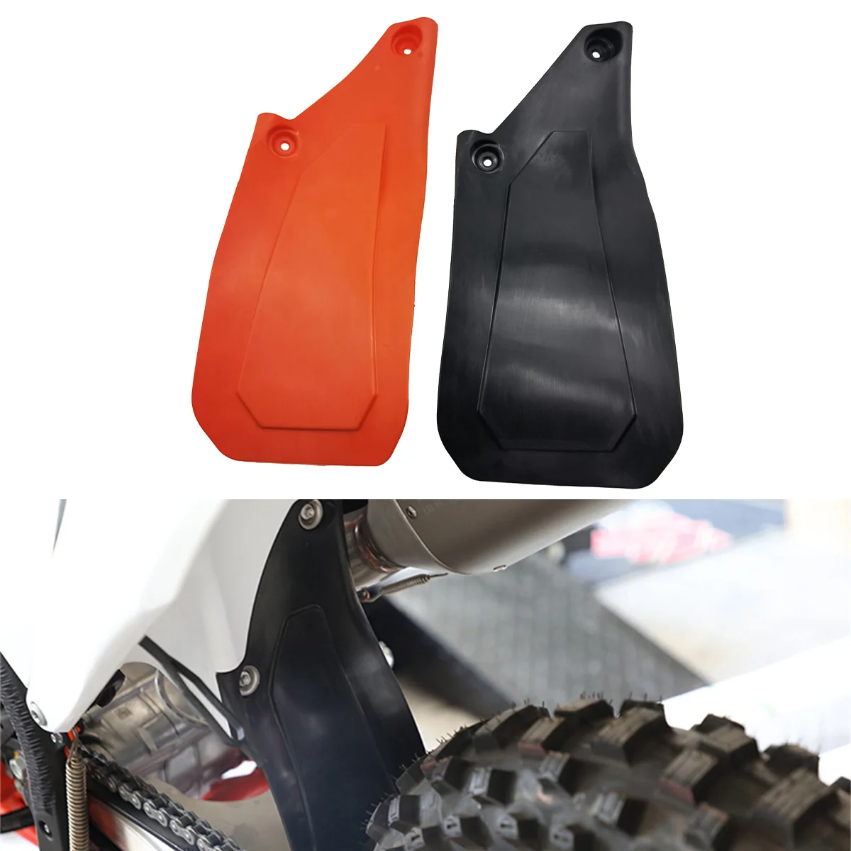 For KTM  XC XCF SX SXF EXC EXCF 125 150 250 300 350 400 450 2016-2022 Dirt Pit Bike Motorcycle Rear Shock Absorber Mudguard