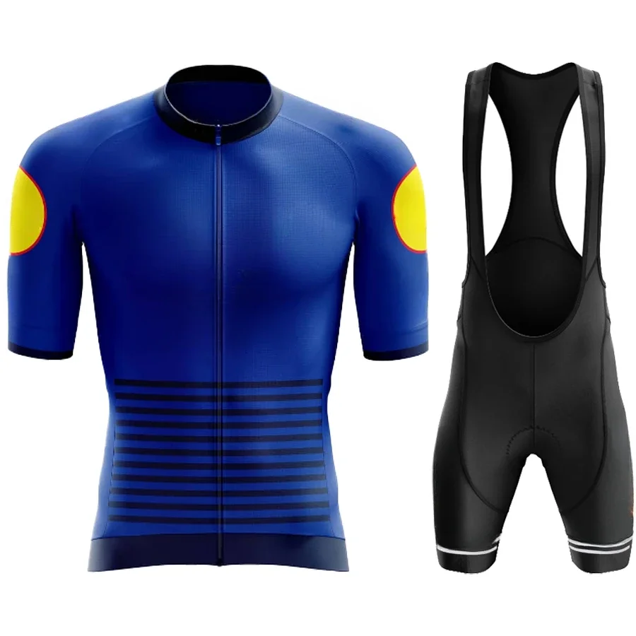 Sports Kit  Cycle Jersey Spring Summer Men\'s Cycling Blouse Clothes Man 2023 Clothing Bib Bycicle Costume Bike Shorts Set