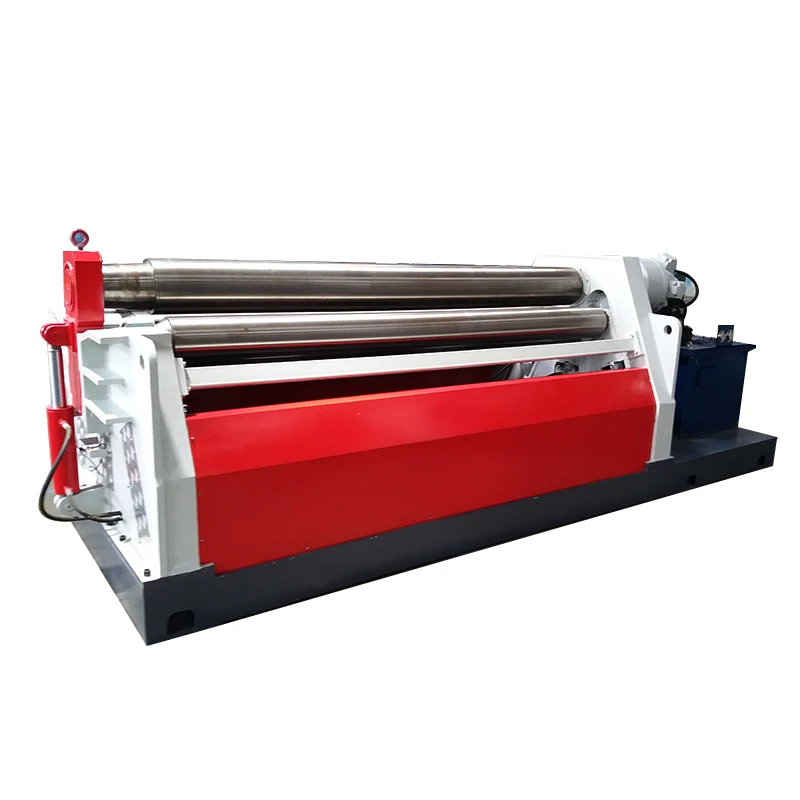 Four Roll Bending Machine CNC Hydraulic Four Roller Mill Customized Top Roller Drum Shape for SS Tank Fermentation Vessel Sale