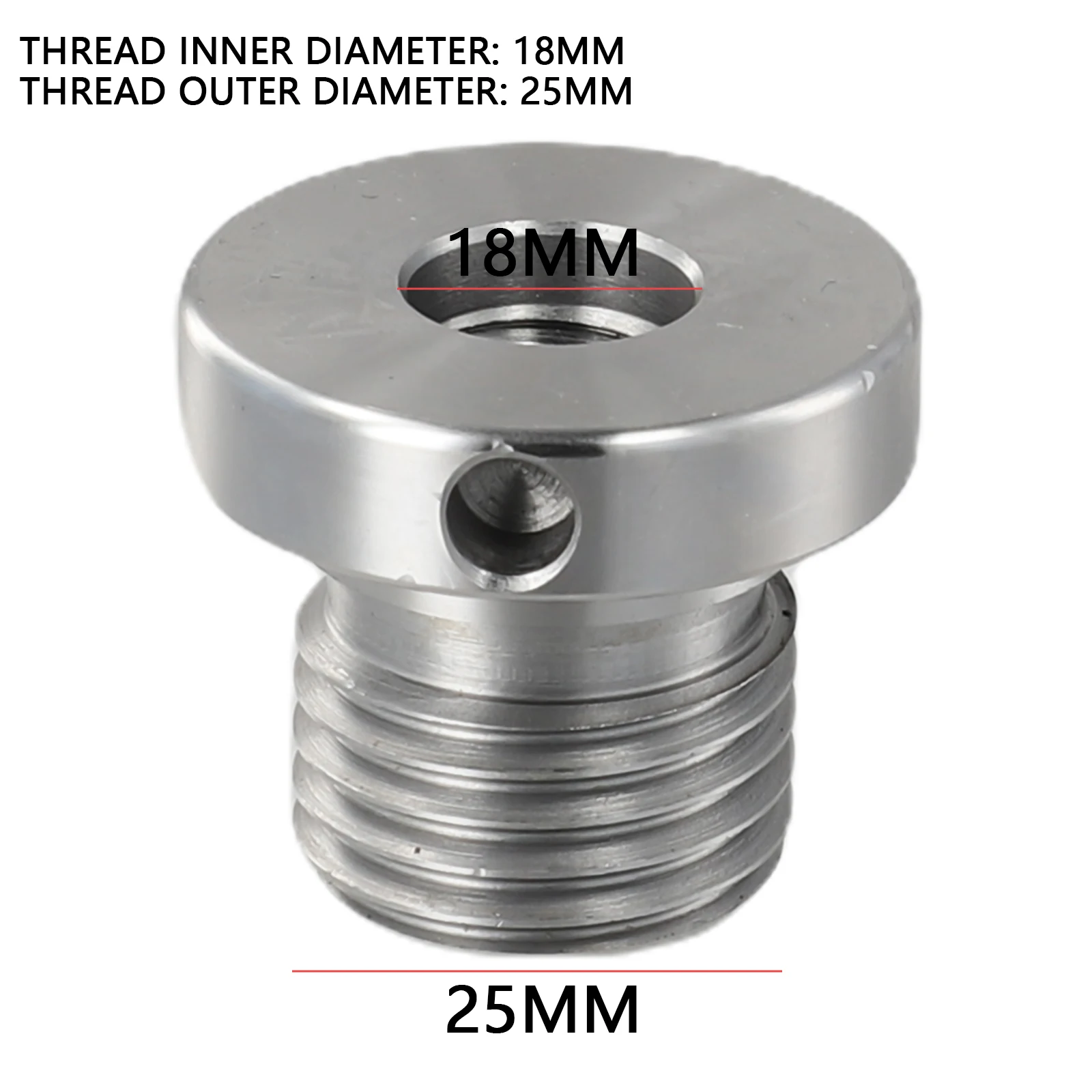 مخرطة هيادستوك المغزل محول الموضوع M18x2.5/ M33x2.5 تشاك إدراج الخشب تحول أداة نجارة الملحقات #5
