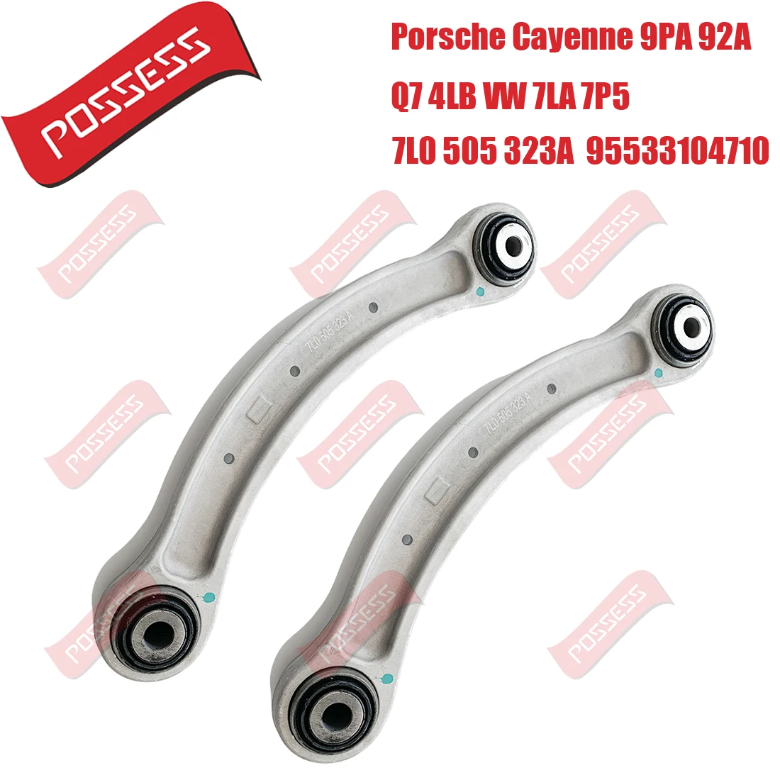 10 Pieces Rear Suspension Control Arm Ball Joint Stabilizer Link Tie Rod End Kits For Porsche Cayenne 958 92A VW Touareg 7P5 7P6