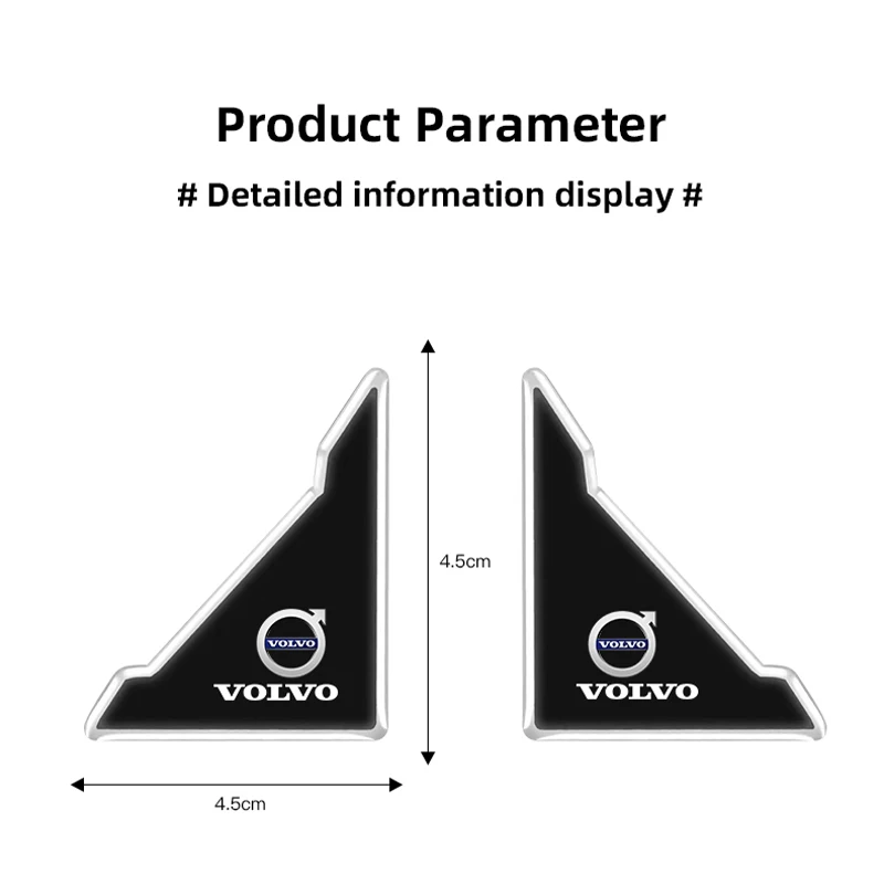 فولفو 2 قطعة باب السيارة الزاوية سيليكون المضادة للخدش المضادة للصدمات حماية ملصقات ل S80 V70 XC90 XC40 V50 V60 FH500 C30 XC60 S60