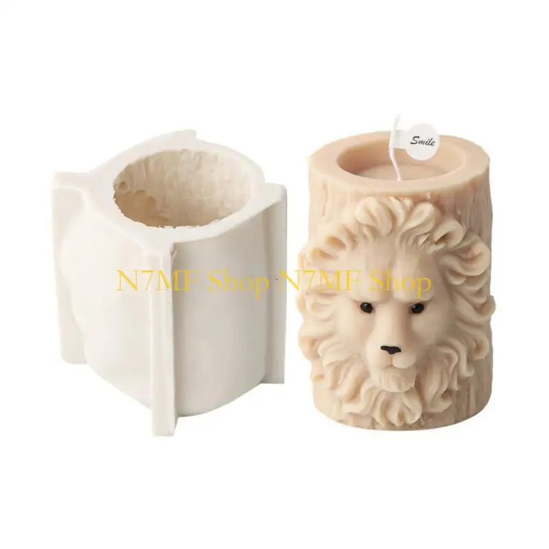 N7MF Delicate Animal Tree Stump Mold Silicone Mold for DIY Enthusiasts