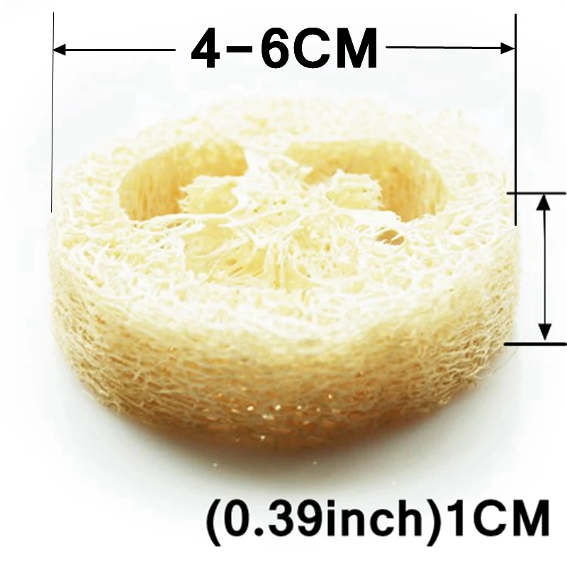 200pcs/lot 1x(4-6)CMNatural Loofah Luffa Loofa,handmade DIY customize soap tools,cleanner,sponge scrubber,facial soap holder